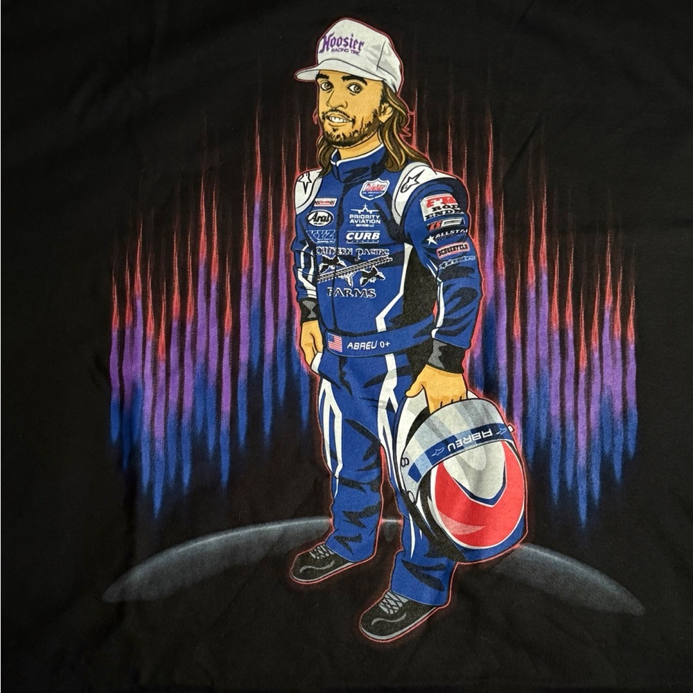 Rico Abreu Sprint Car Graphic Tee – Black – 3X – New